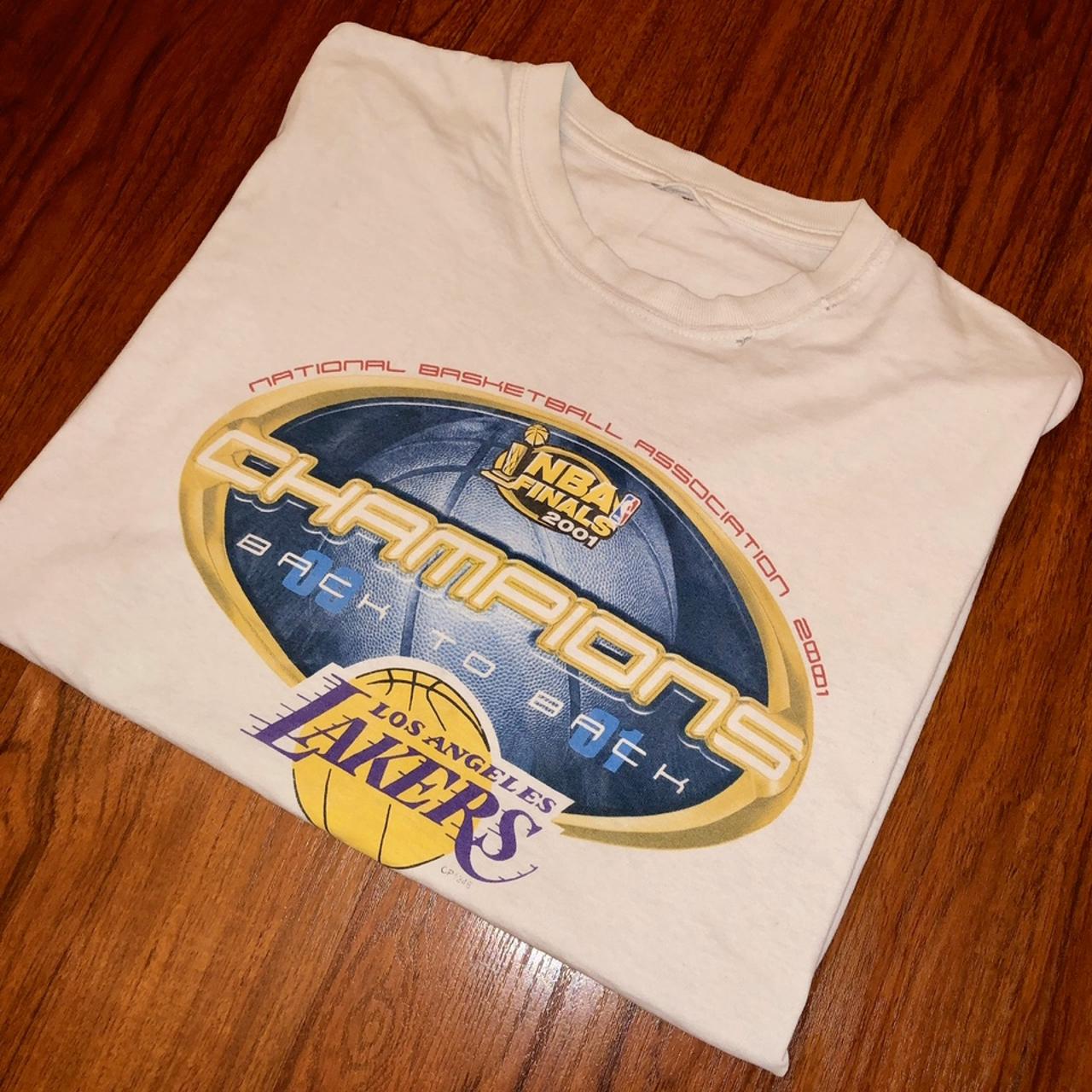 Vintage 2001 Lakers NBA Finals Championship Kobe Bryant Jersey
