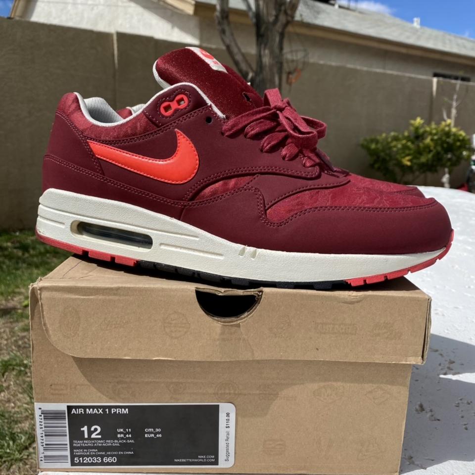 Nike air max 1 premium team 2024 red atomic red