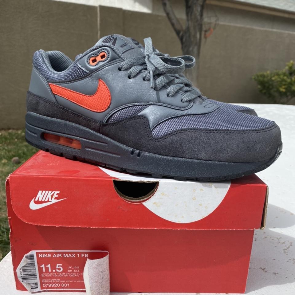 Nike air max shop 1 fb grey orange