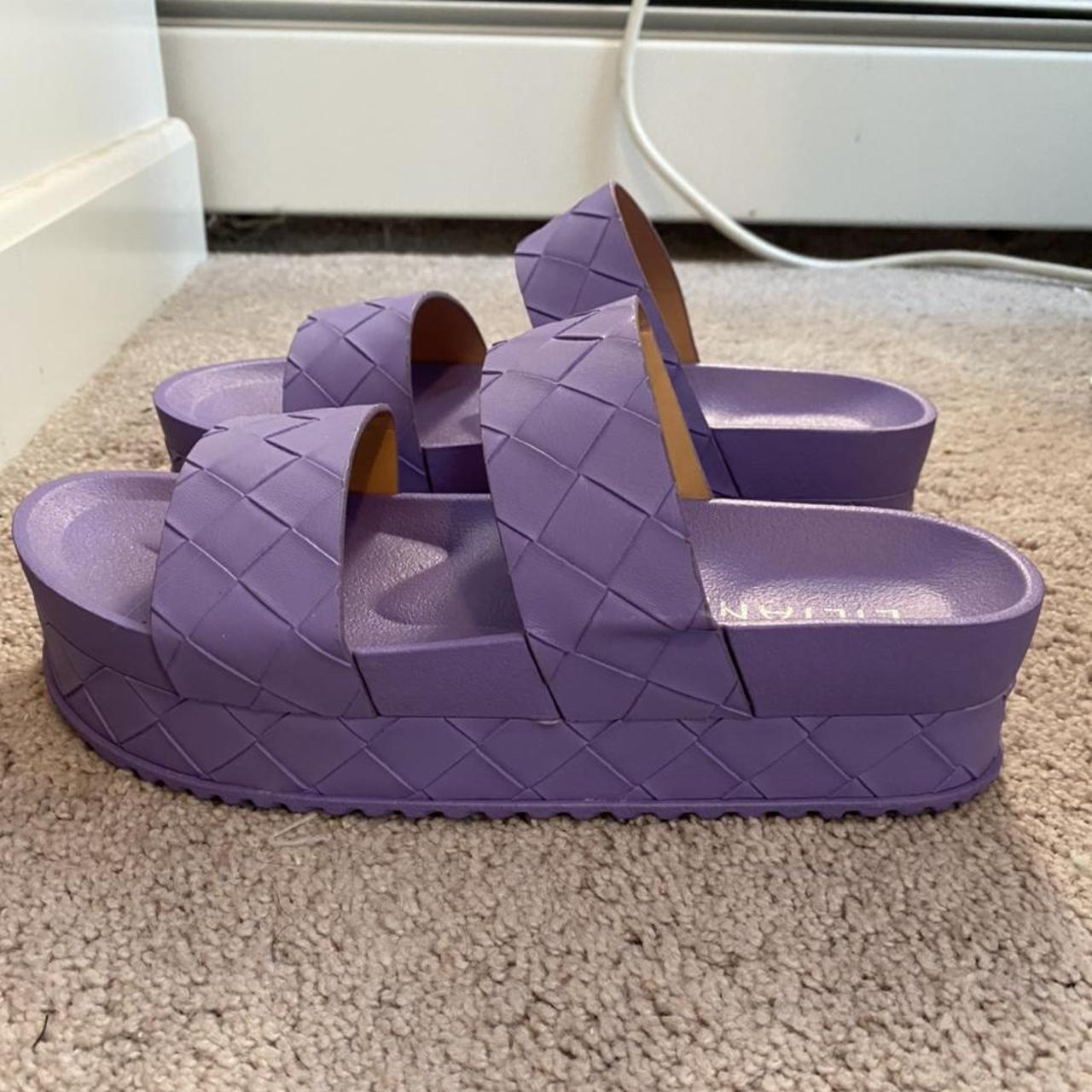 lilac purple platform sandals - remind me of the... - Depop