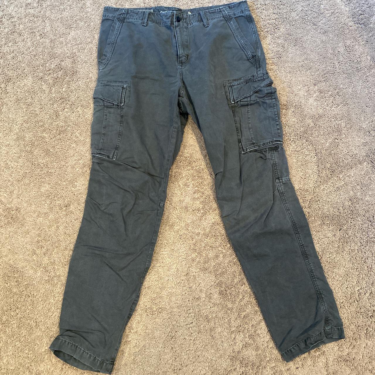 old navy grey cargo pants