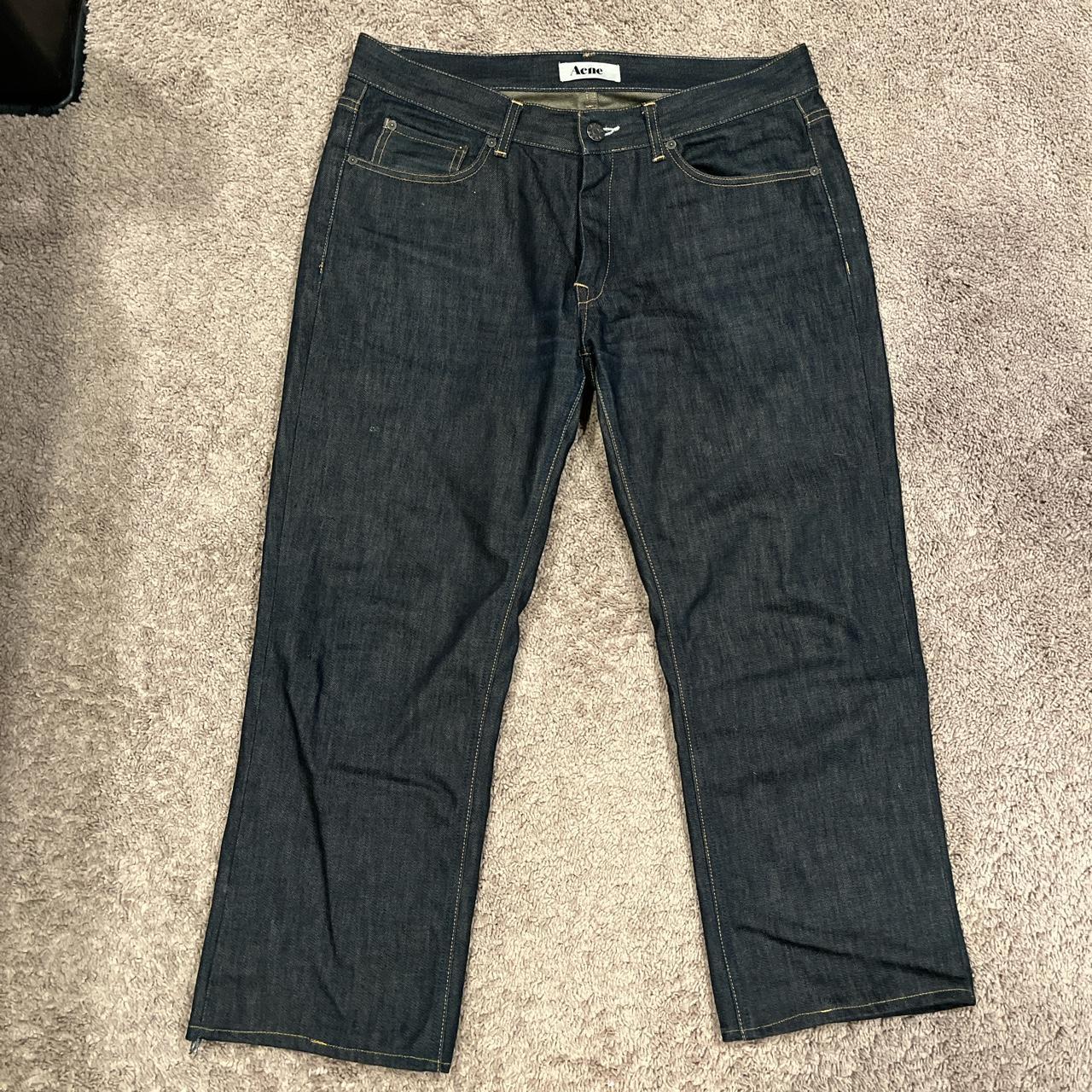 Product Image 1 - ACNE Cropped Jeans Raw Denim
Mens
