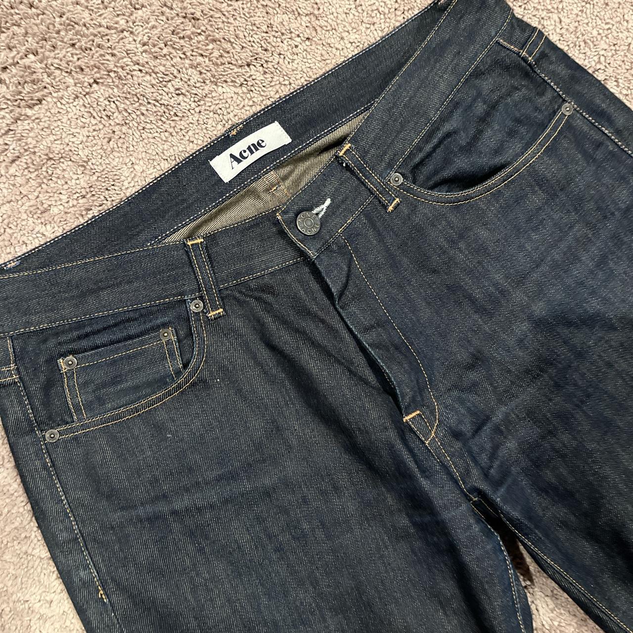 Product Image 2 - ACNE Cropped Jeans Raw Denim
Mens