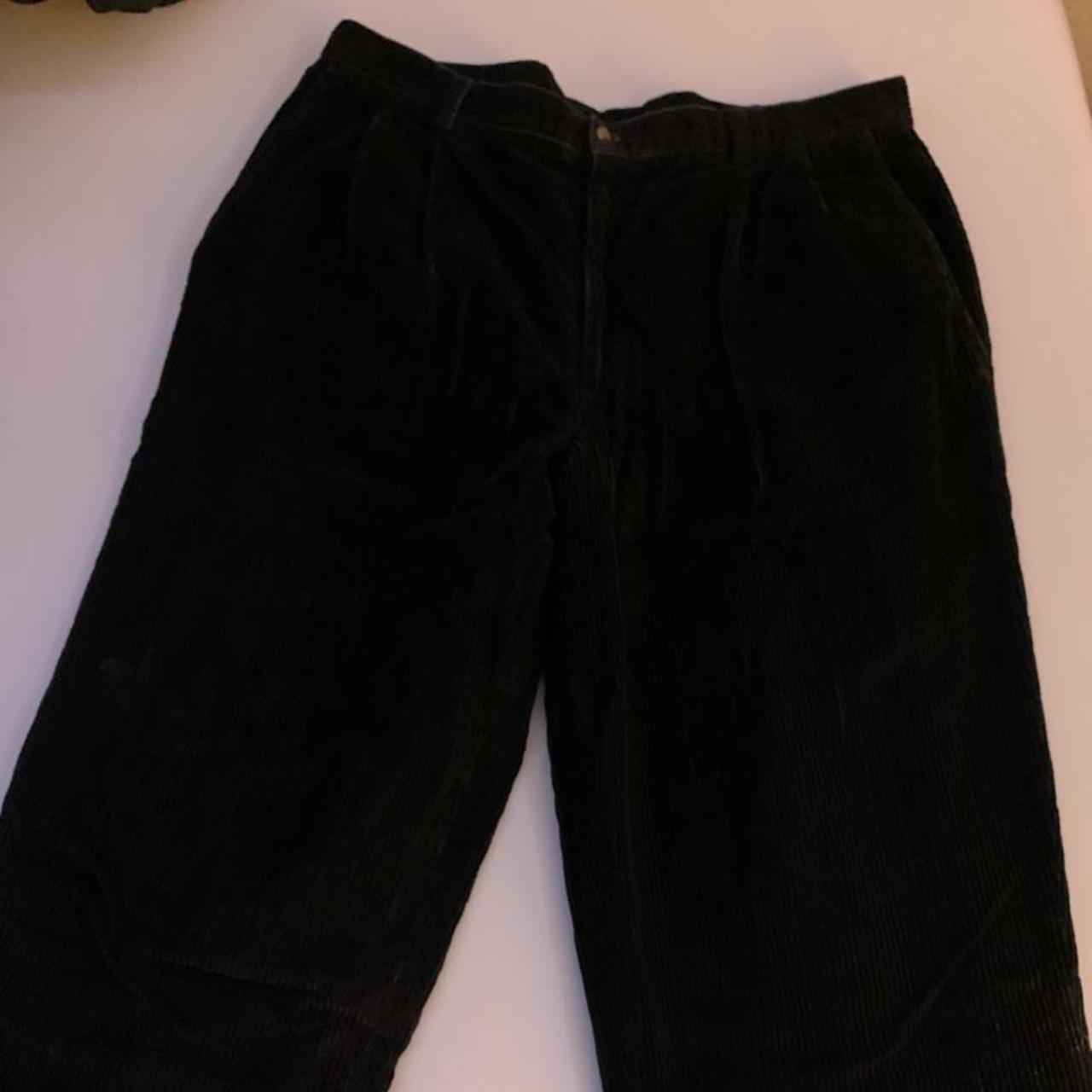 black cords small stains throughout the pants but... - Depop