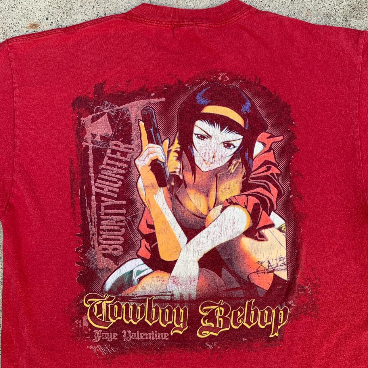 Vintage Cowboy bebop Faye Valentine on sale anime shirt size XL