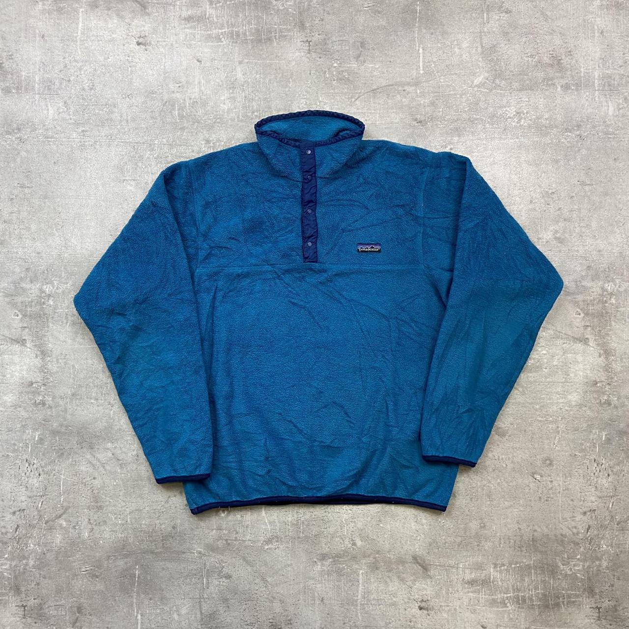 Vintage 1988 Patagonia synchilla t snap fleece in a... - Depop