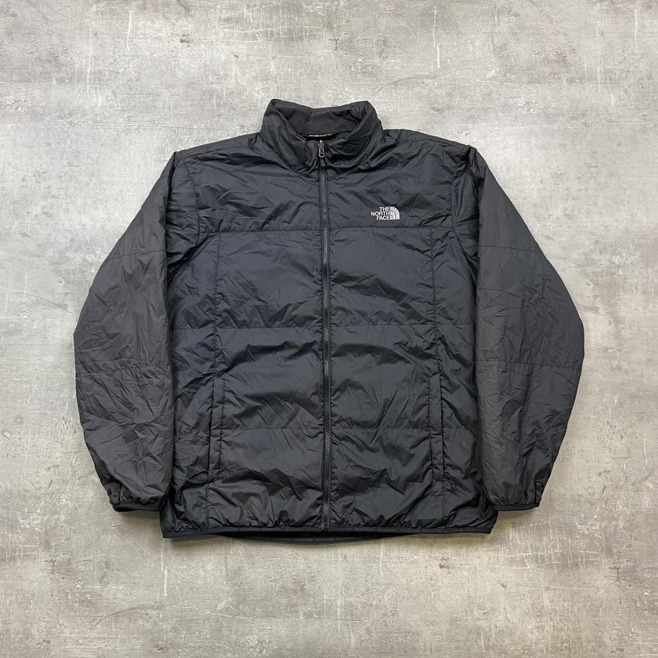 The North Face puffer padded jacket in black 🌊 ... - Depop