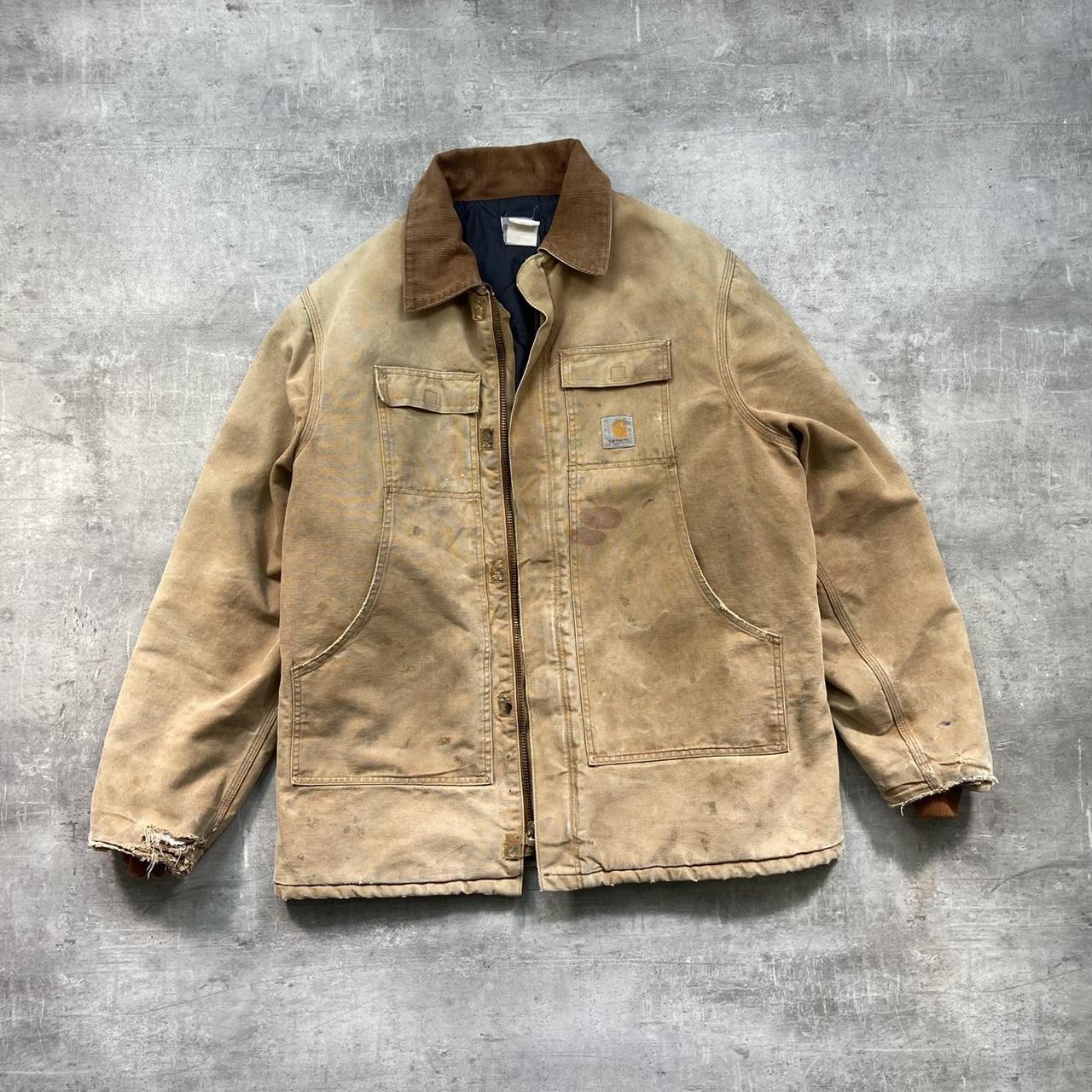 light tan carhartt jacket