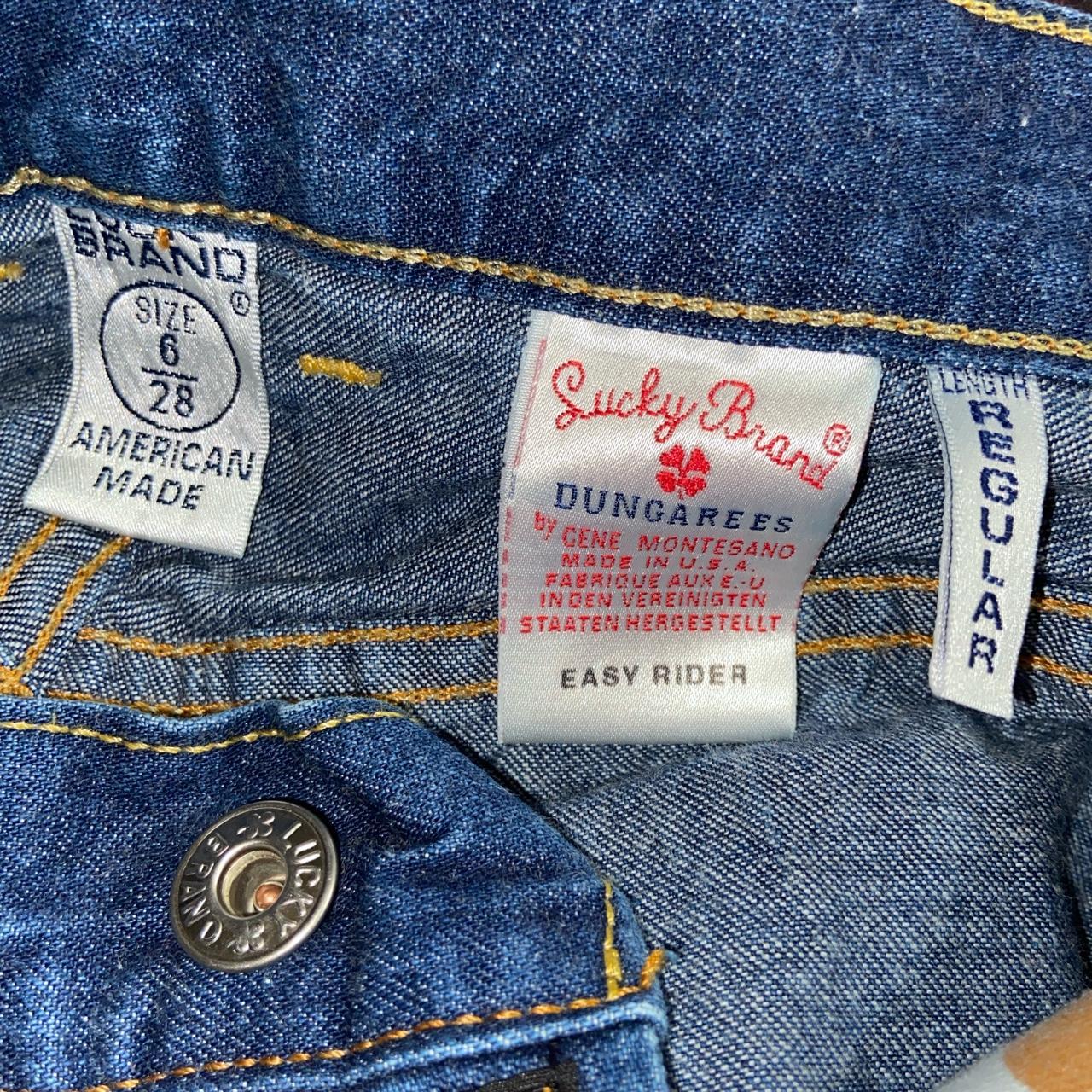 Vintage Y2K Baggy Dungarees denim, 90s Lucky Brand