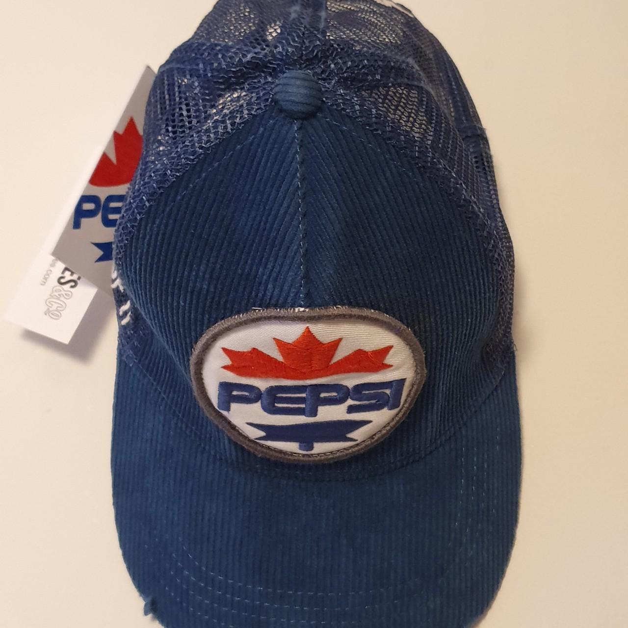 DSQUARED2 X PEPSI CORD BASEBALL CAP BLUE