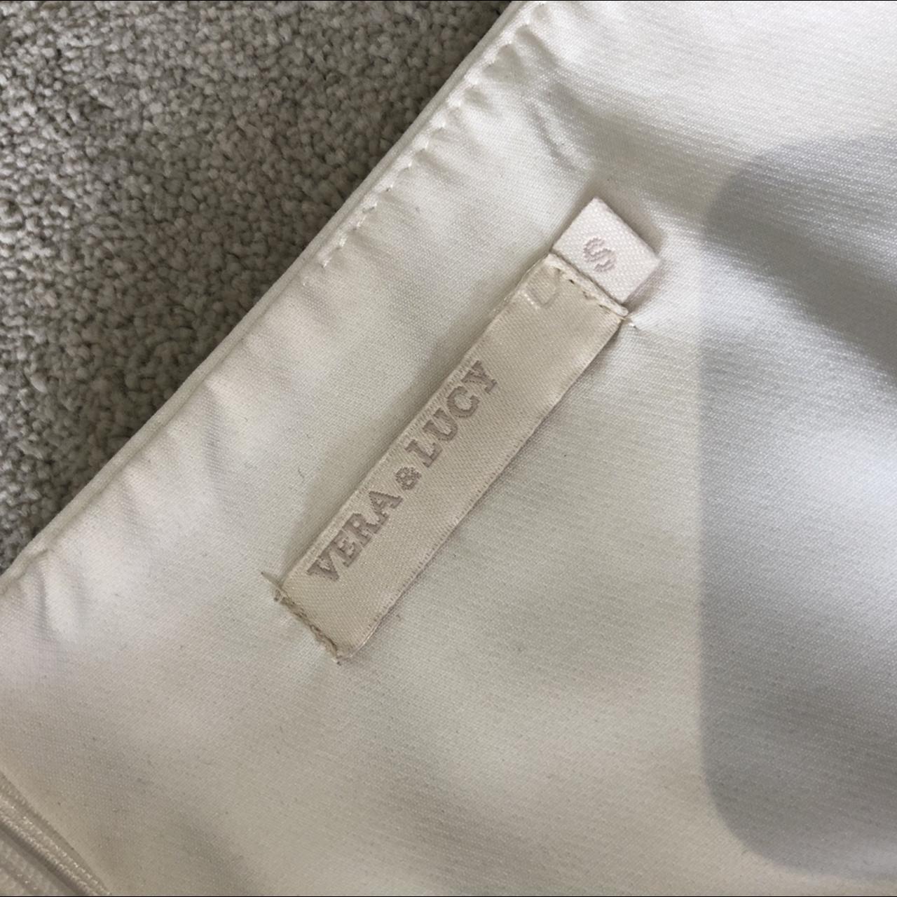 really nice and flattering white skort bought from a... - Depop