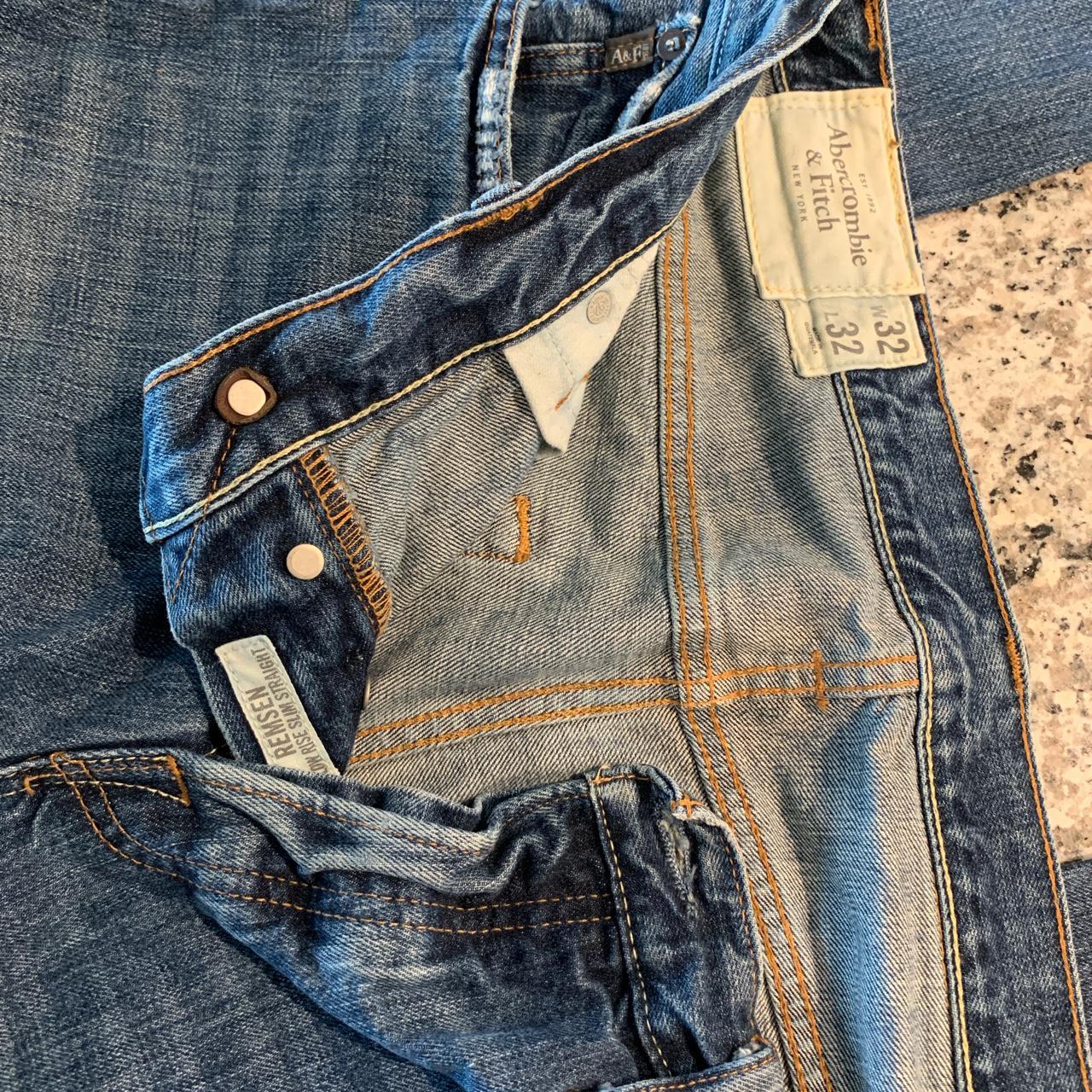 Abercrombie & Fitch Men's Blue Jeans | Depop