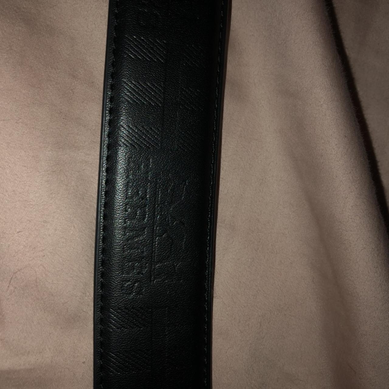 Hermes Men's Big H belt. Black leather belt, the - Depop