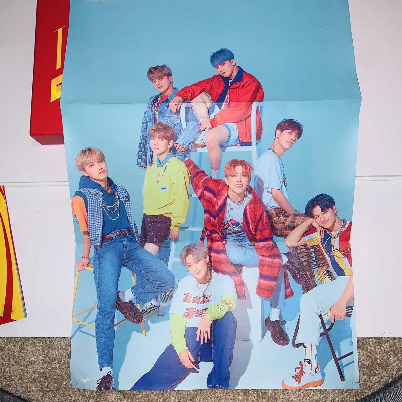 Ateez poster Will be folded in order to - Depop