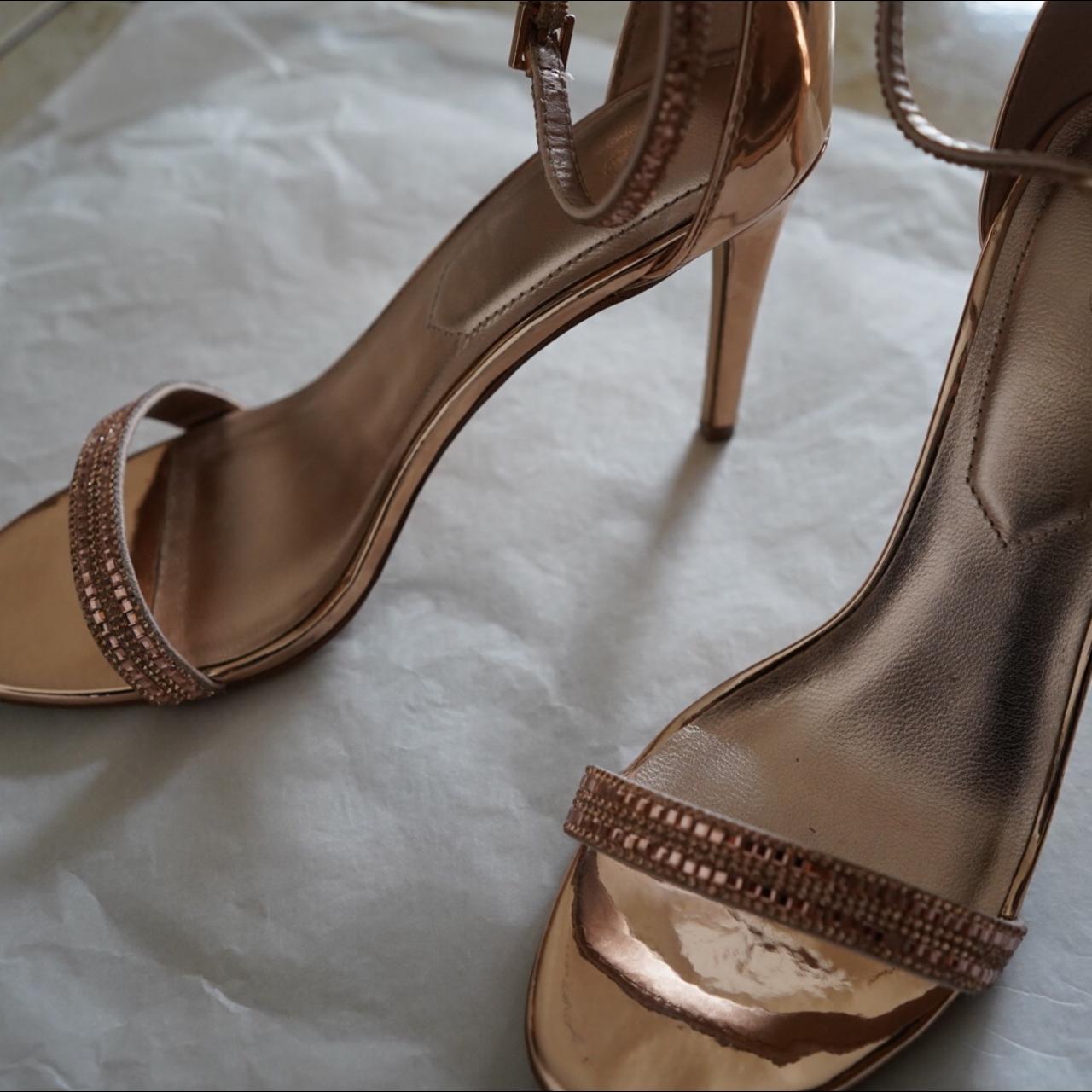 Aldo rose best sale gold heels