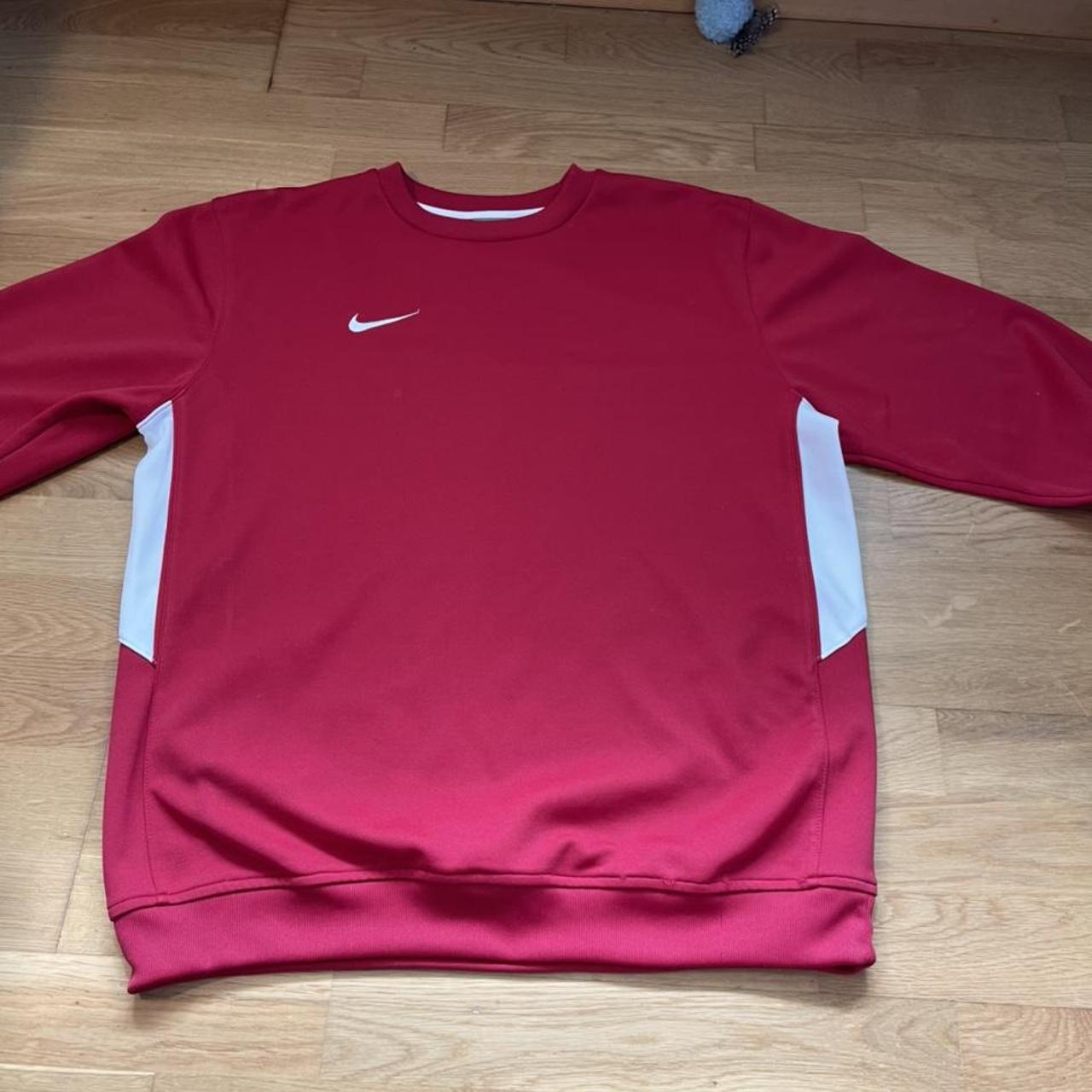 mens red nike sweater