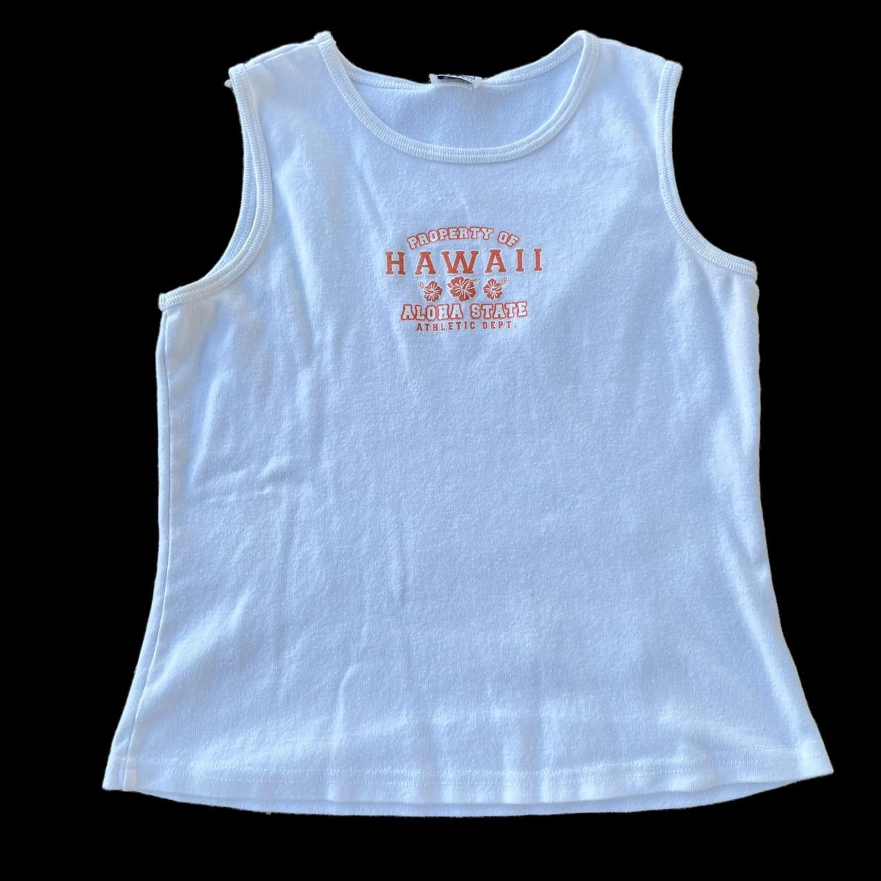 Vintage 90s hawaii tank top white tank top that... Depop