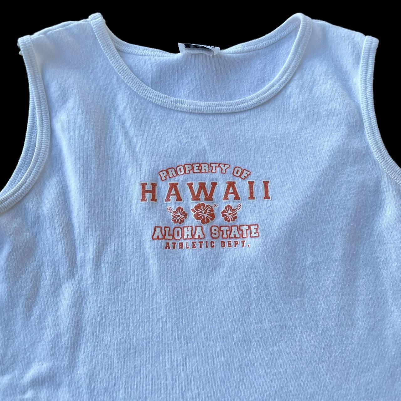 Vintage 90s hawaii tank top white tank top that... Depop