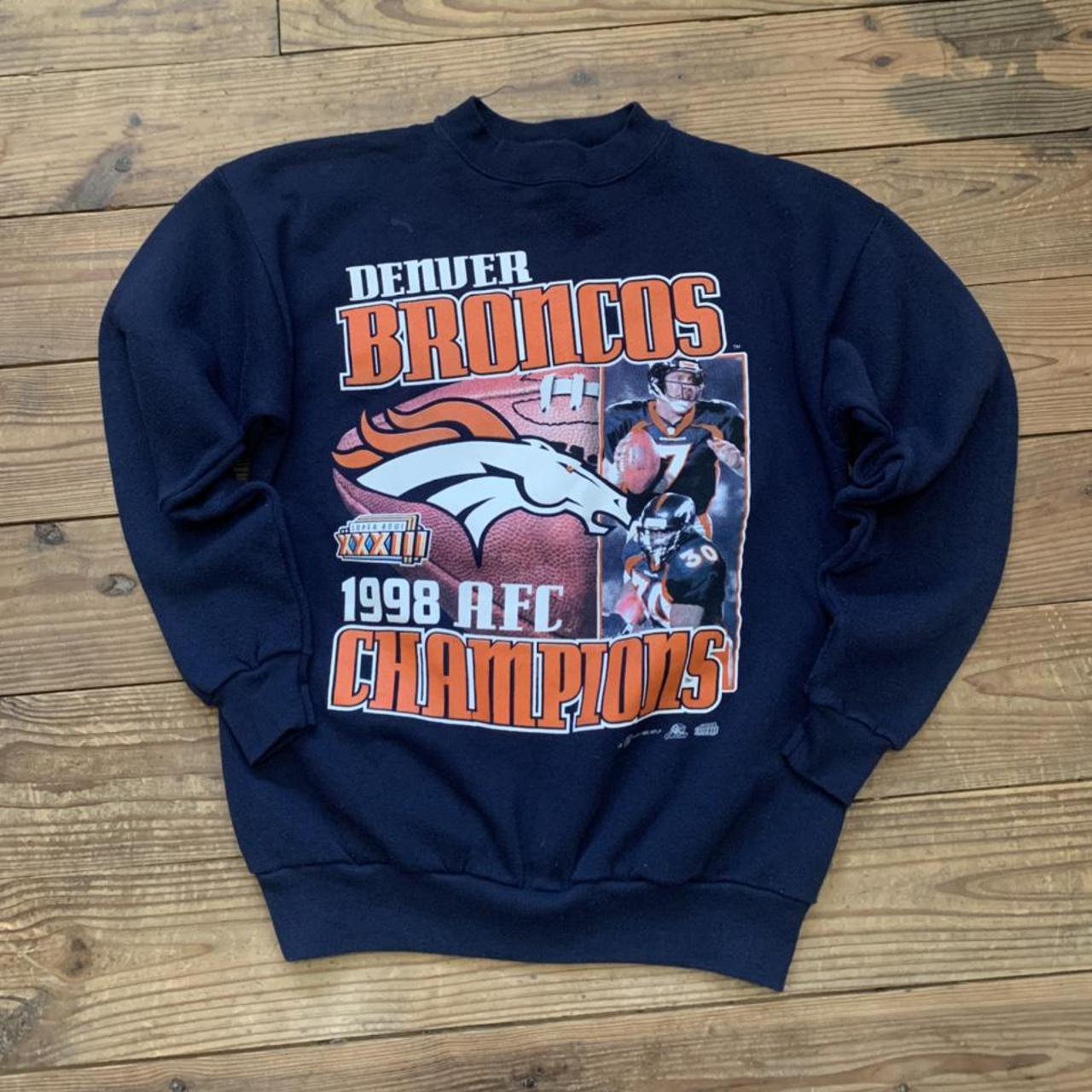 Vintage 90s Sweatshirt Denver BRONCOS Nfl Football Superbowl