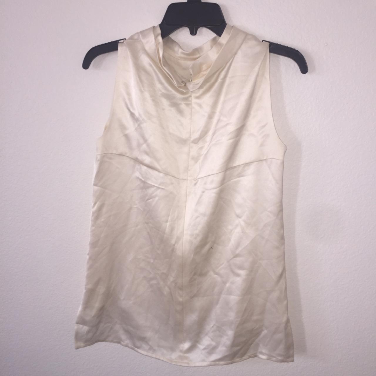 Chanel vintage silk women’s shirt. Button down