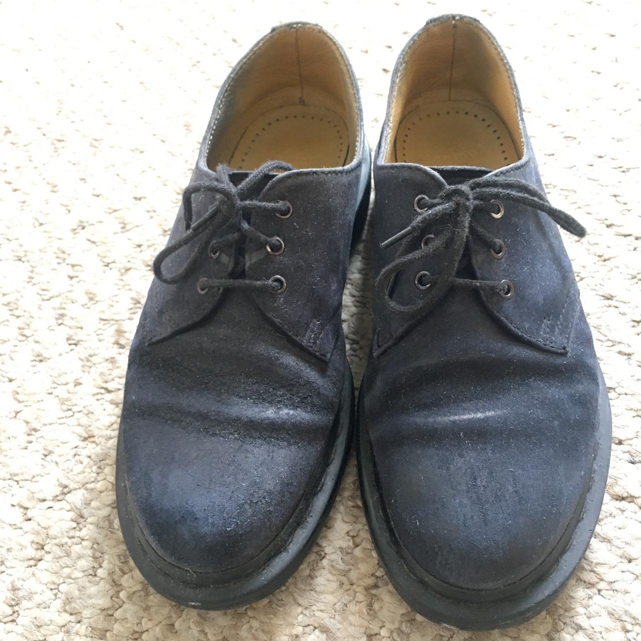 Dr. Martens Women's Navy Brogues | Depop