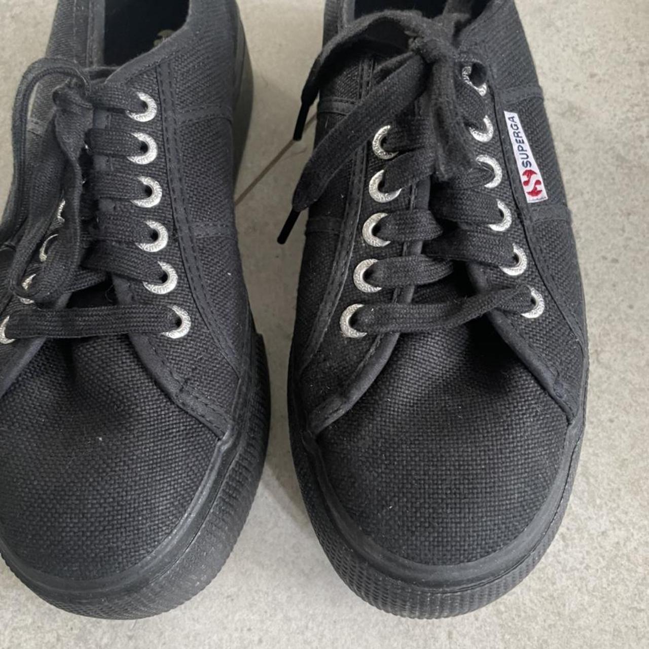 barely-worn-superga-size-7-black-platform-trainers-depop