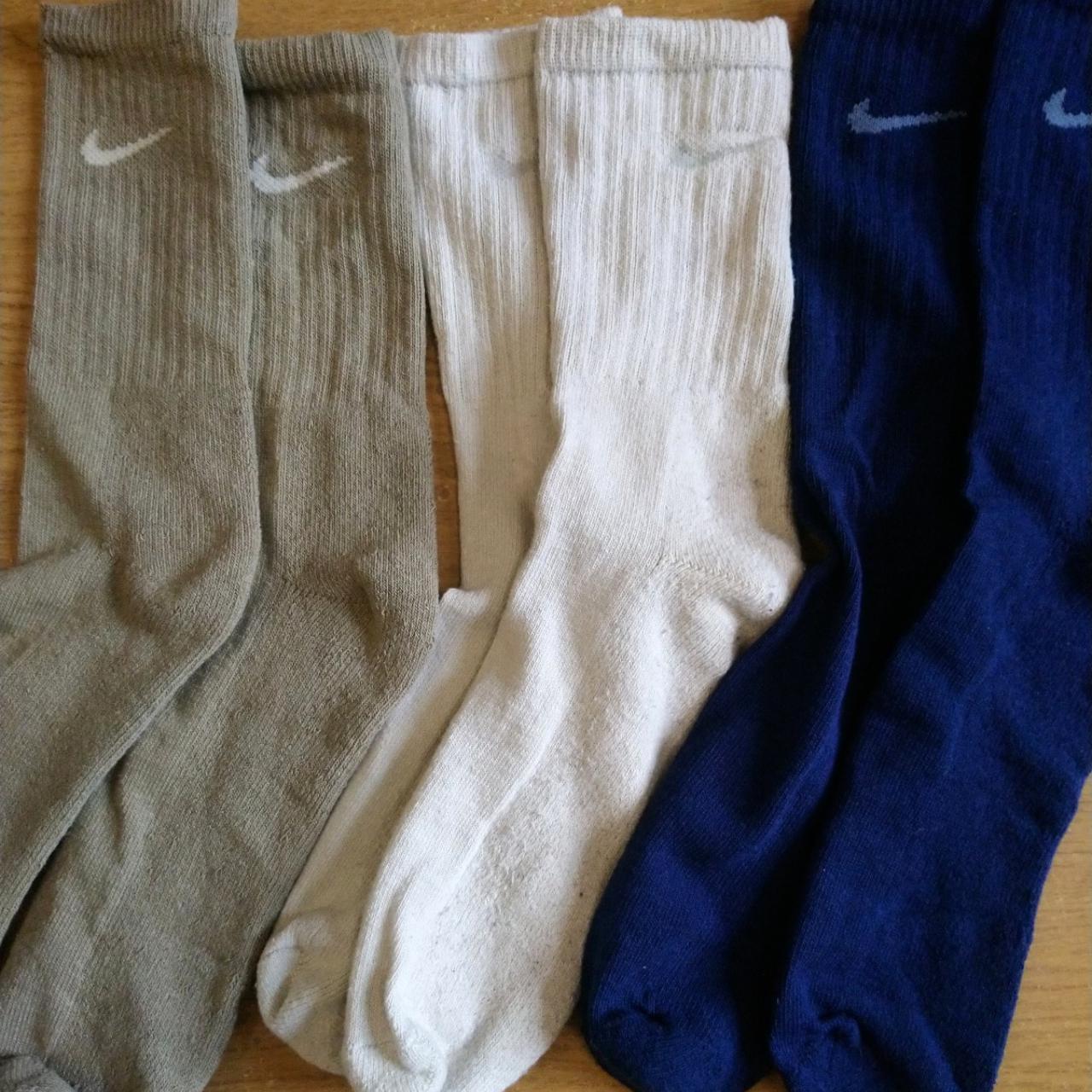 3x Mens NIKE sports Socks Drifit UK 1011 XL three... Depop