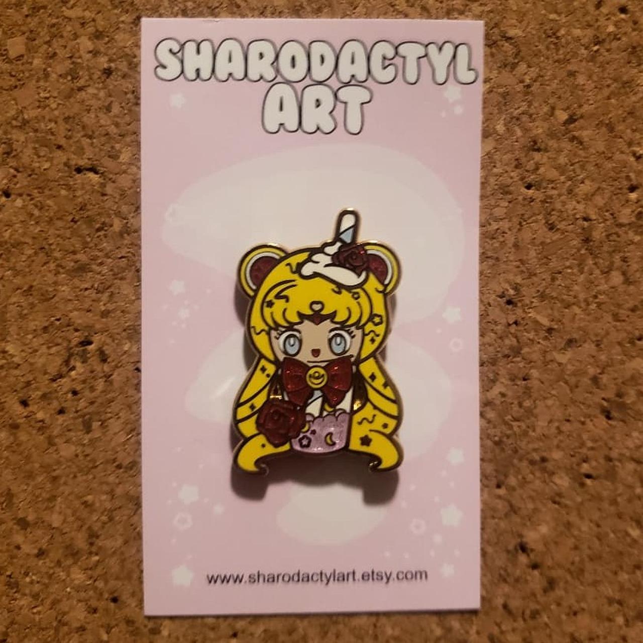 Sailor Moon as a milkshake enamel pin from personal... - Depop