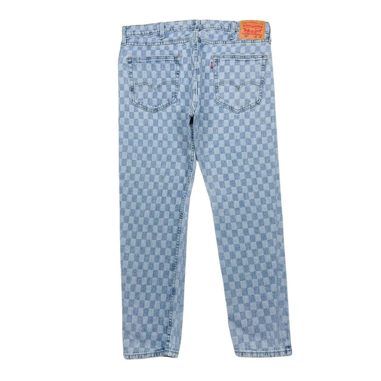 levi's checkered jeans