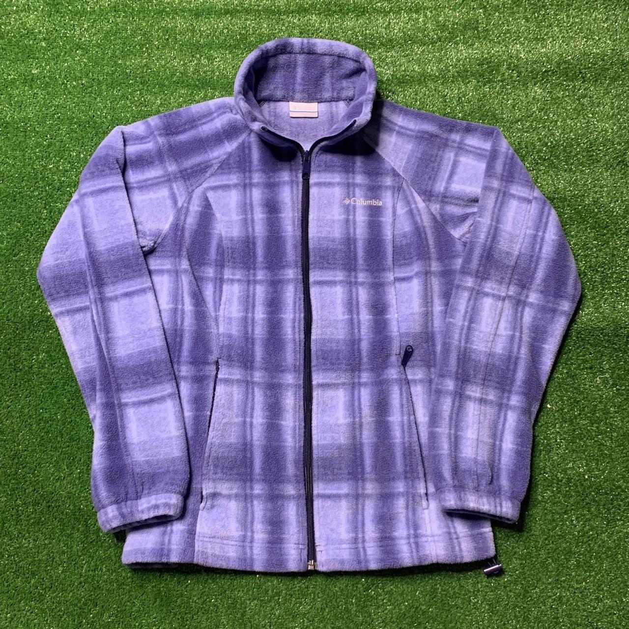 Product Image 1 - Blue Plaid Columbia Fleece Jacket