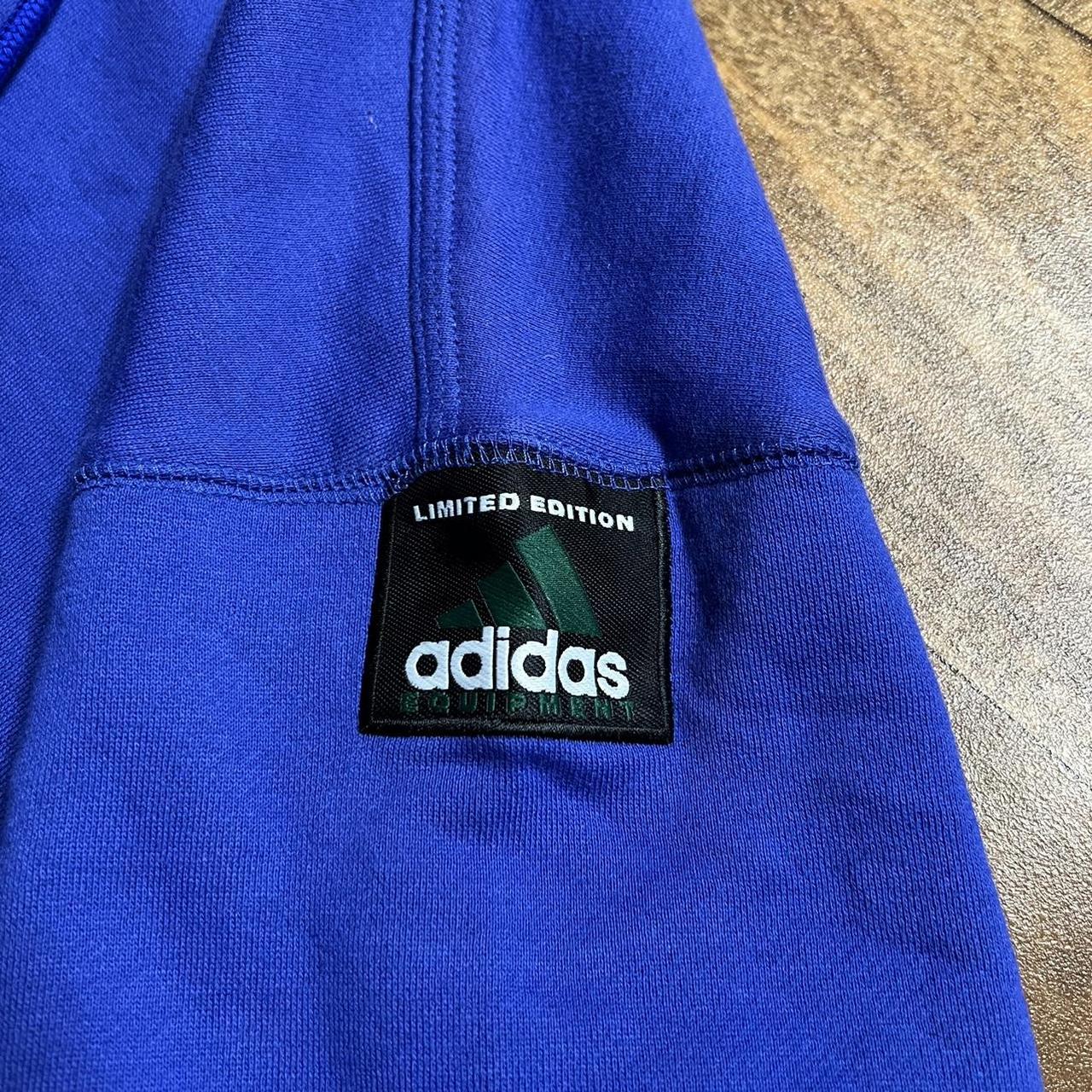 Vintage Adidas Equipment Limited Edition Blue... - Depop