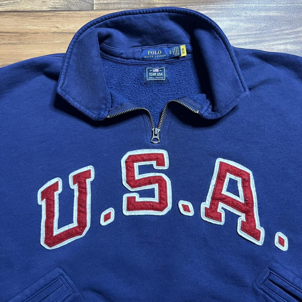 2020 Polo Ralph Lauren Team USA Quarter Zip... - Depop
