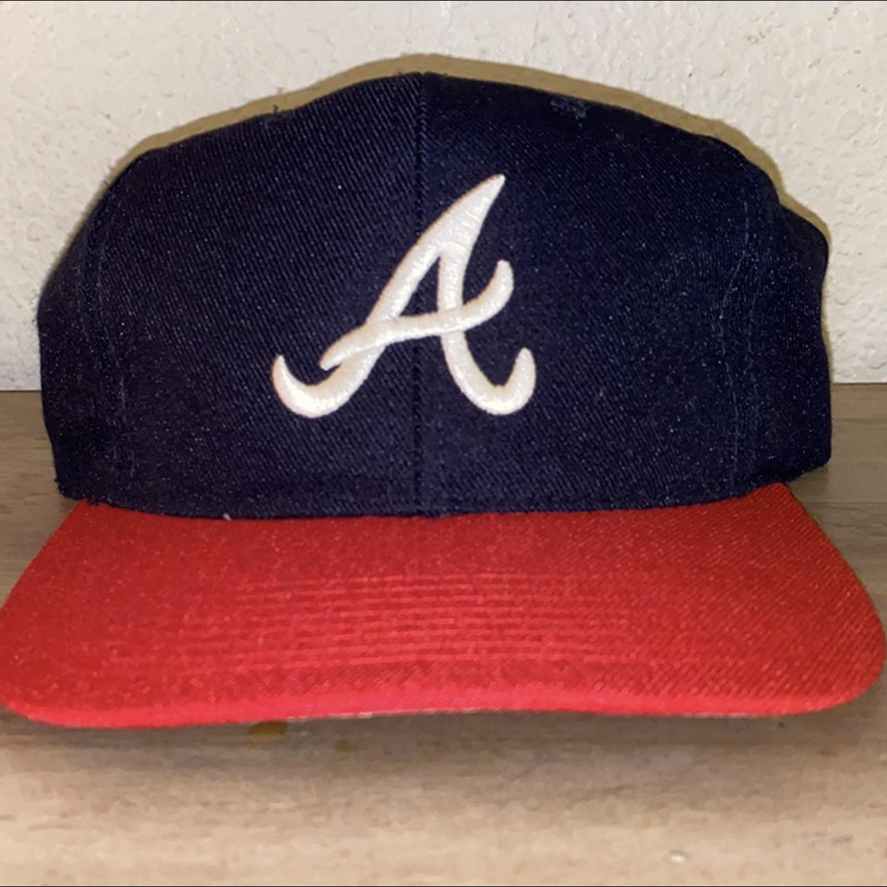 Vintage Atlanta Braves Hat Cap Snapback 1993 NL West - Depop