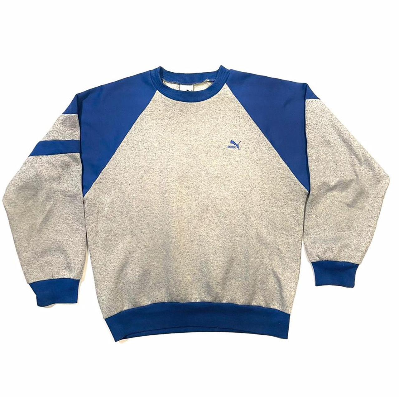 Vintage Puma sweatshirt crewneck 90s embroidered... - Depop
