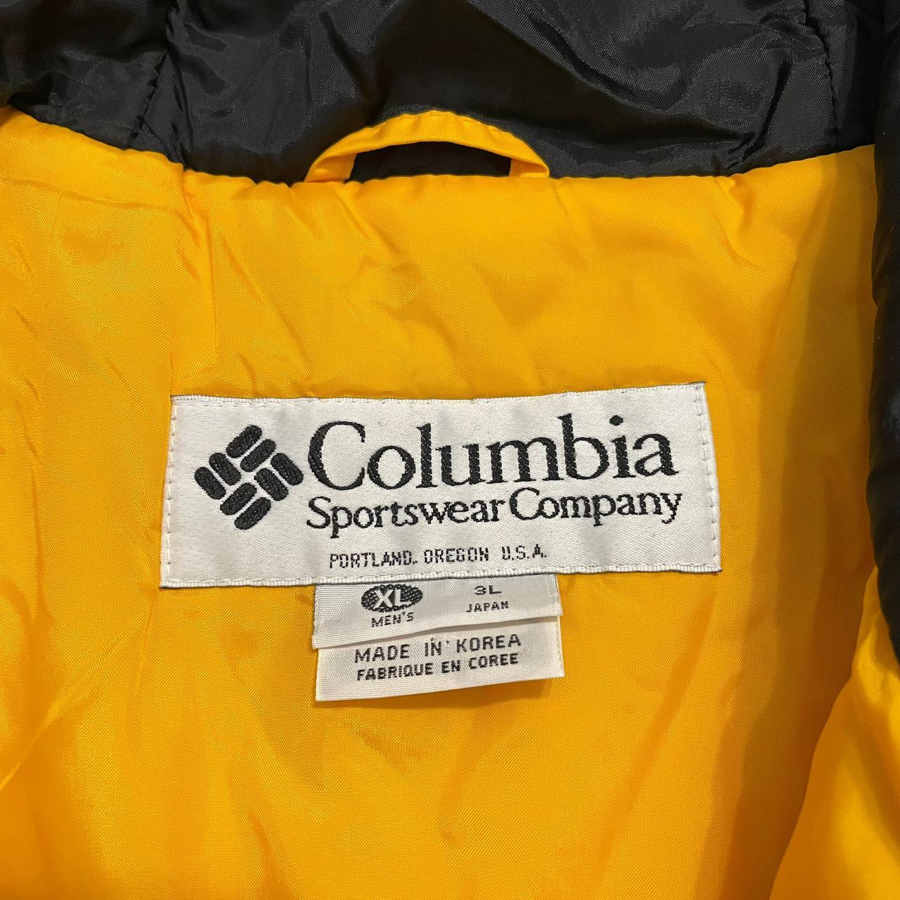 Columbia puffer jacket kagools anorak half zip big... - Depop