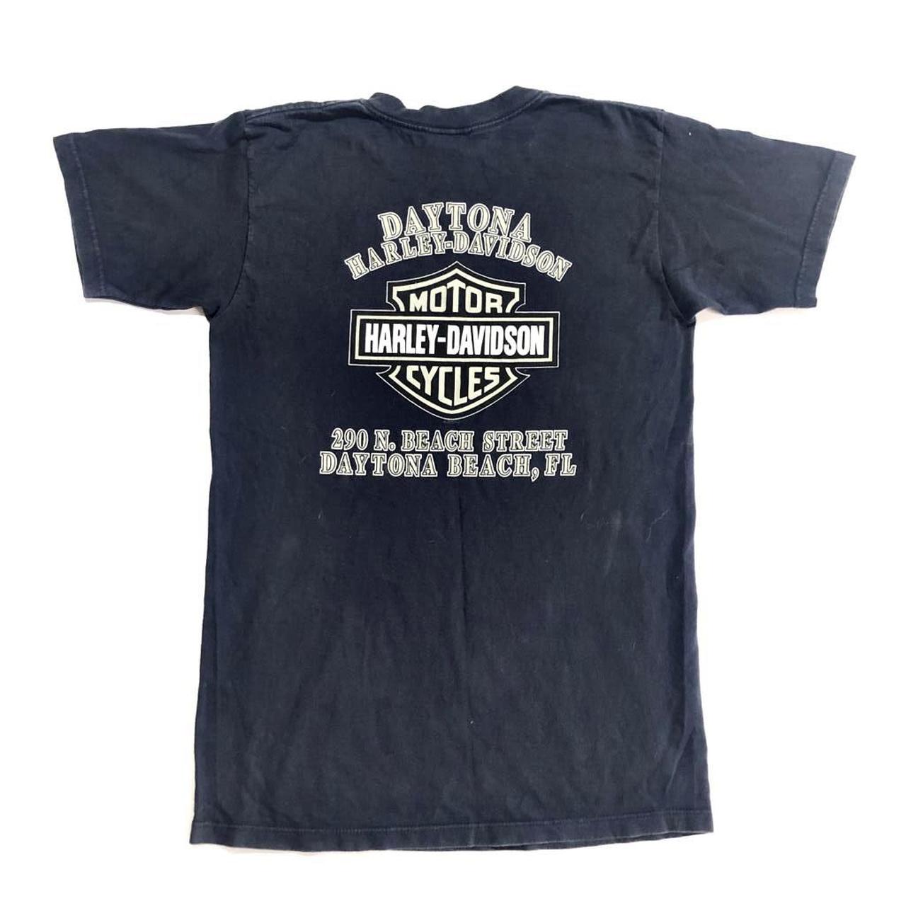 Harley Davidson Motor Cycles tee T-shirt vintage... - Depop