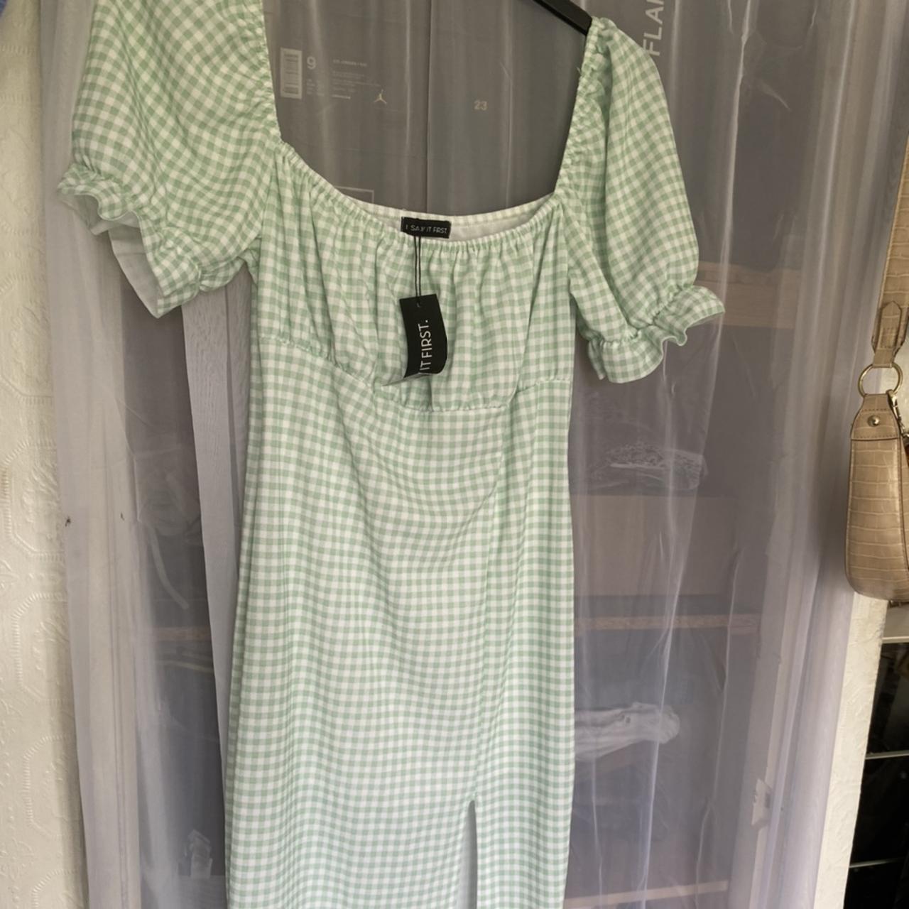 Gingham print i saw it first dress - Depop