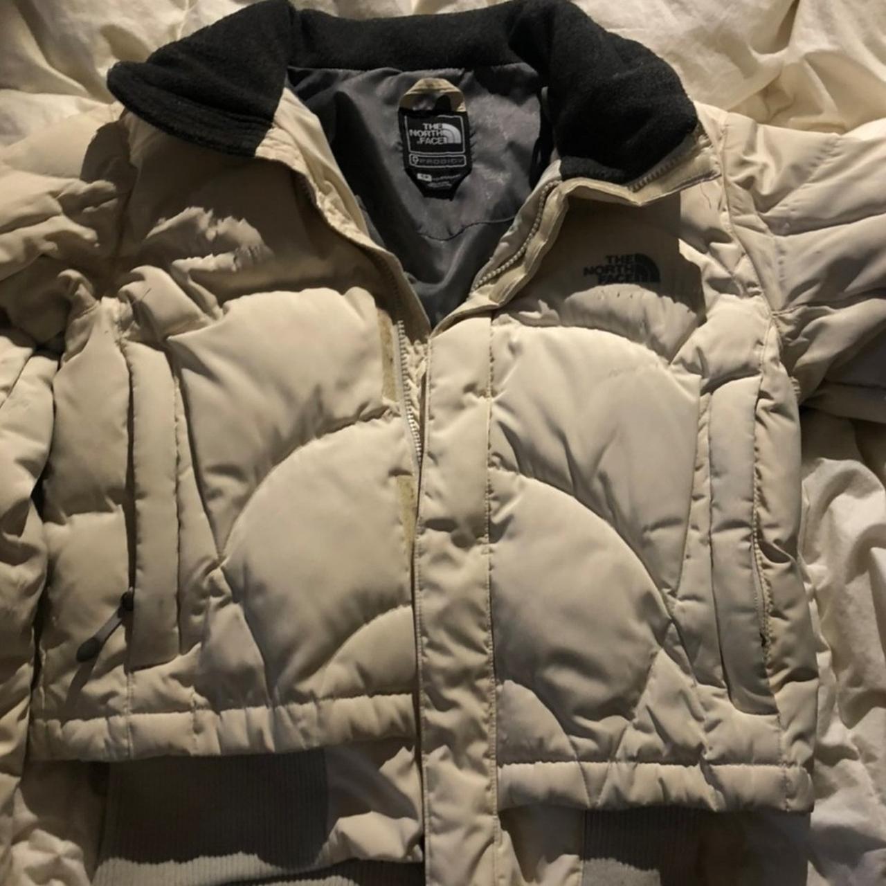 The north face white Prodigy puffer 600 jacket In... - Depop
