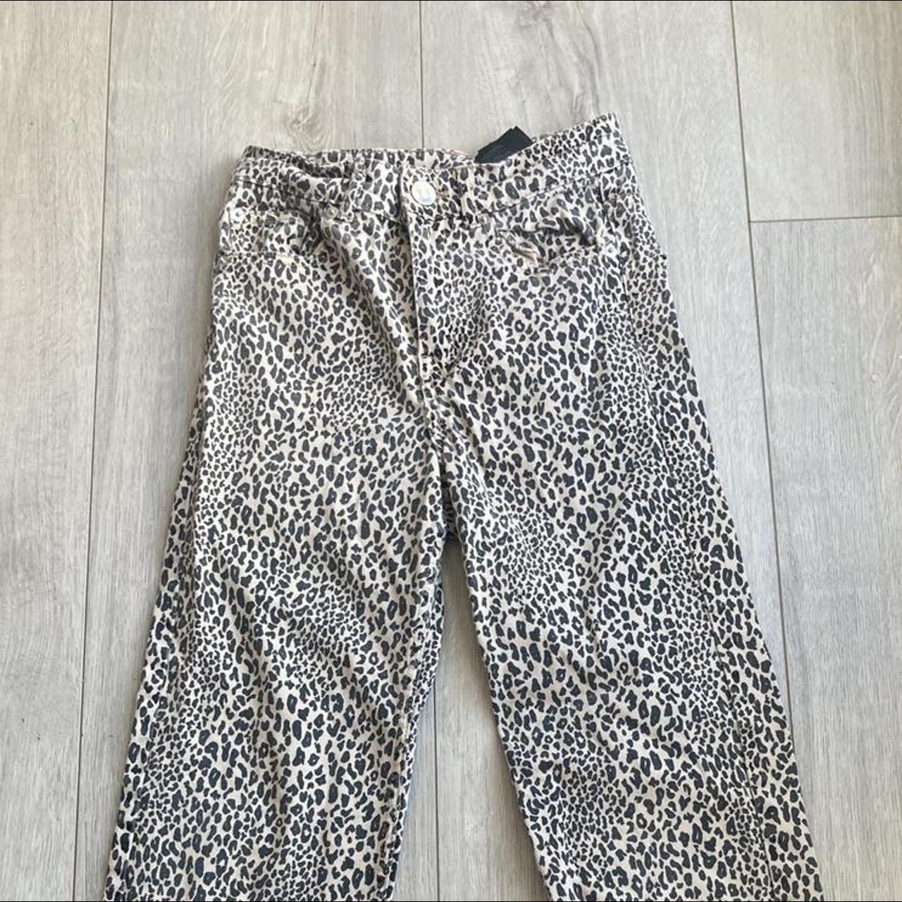 Size 6 leopard print straight leg jeans :) Best for... - Depop