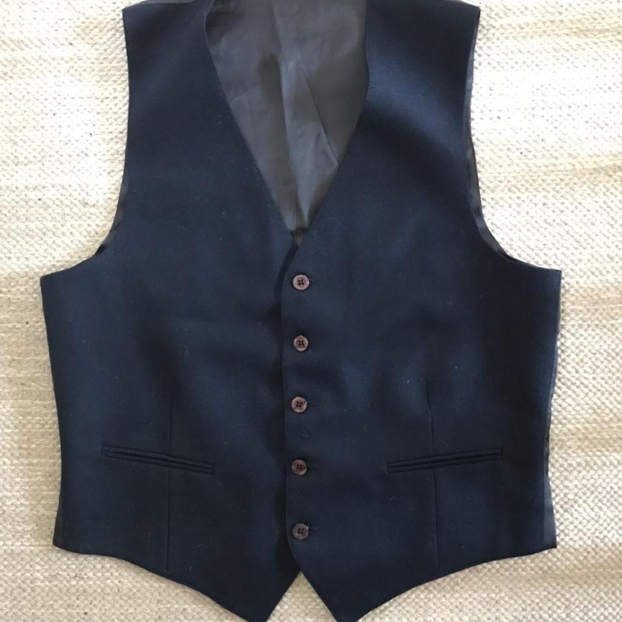 Women's Navy Vest | Depop