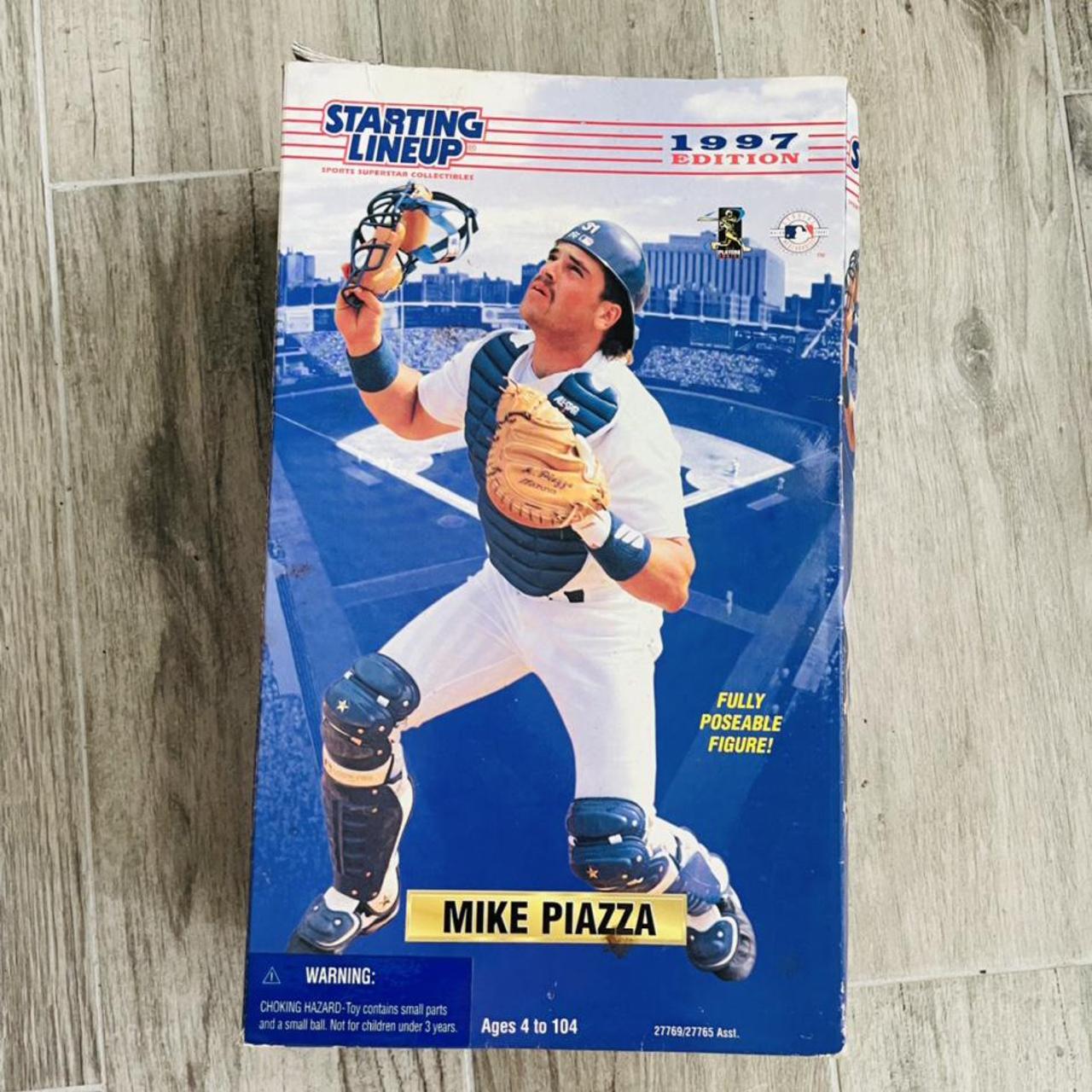 Vintage Starter Mike Piazza Los Angeles Dodgers - Depop