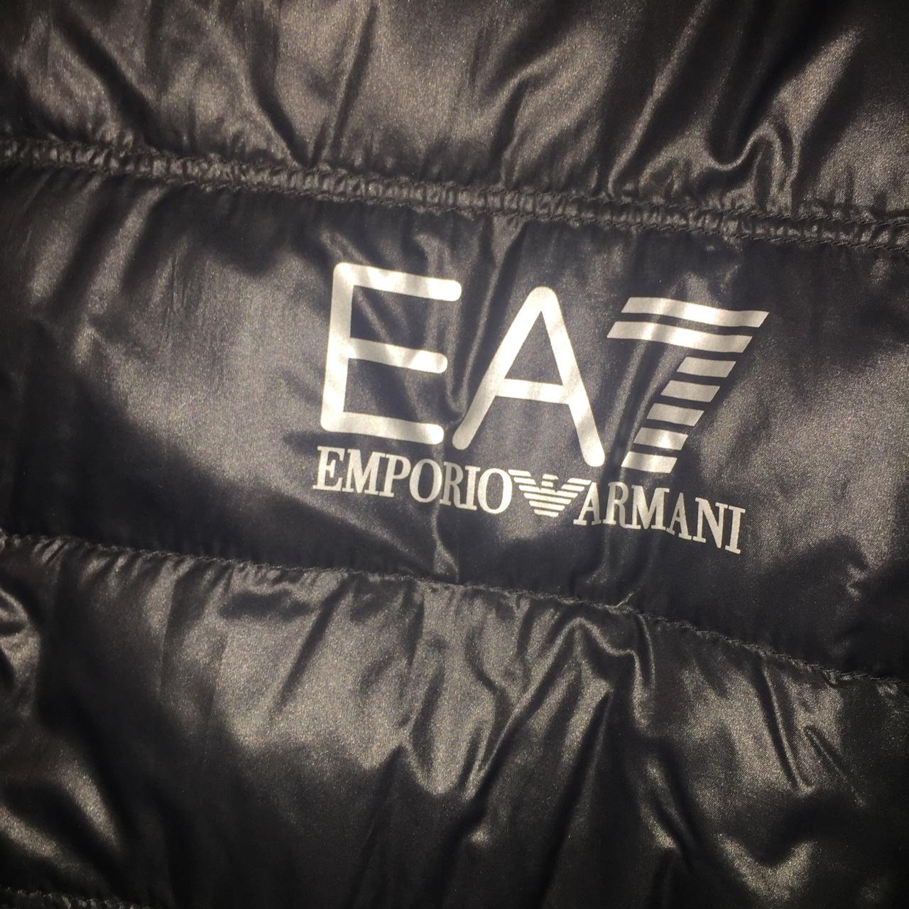 Ea7-Emporio Armani jacket black Size is XL Condition... - Depop
