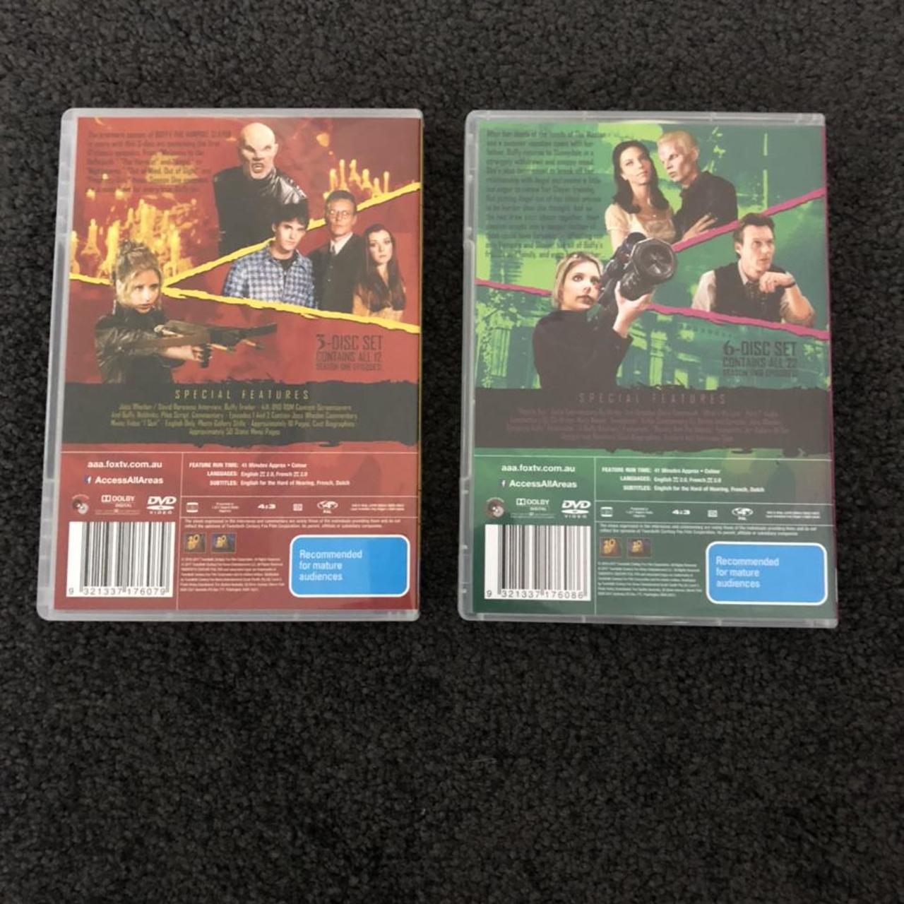 buffy the vampire slayer dvd season one and season... - Depop