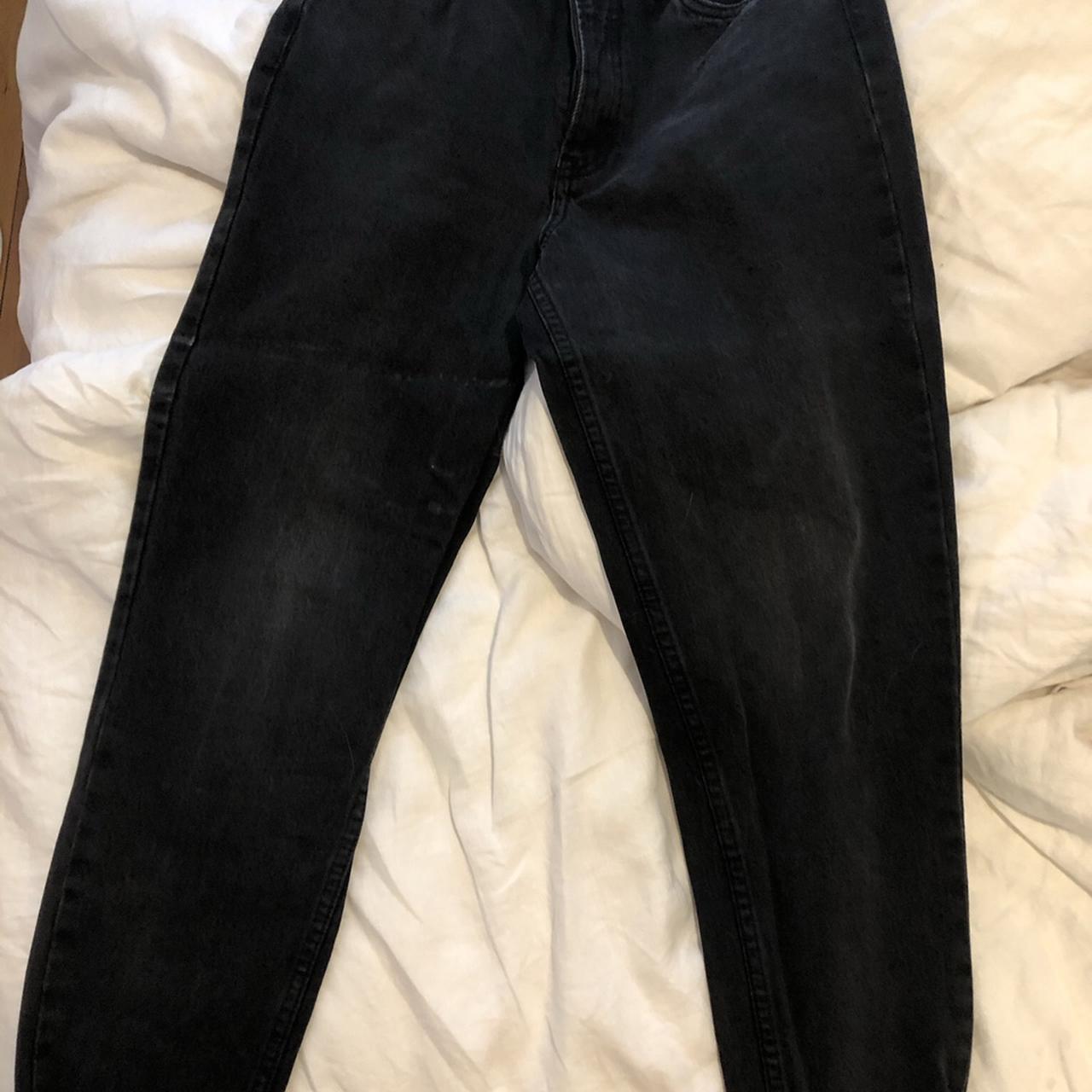 Assembly label black mom jeans Button zip Size... - Depop