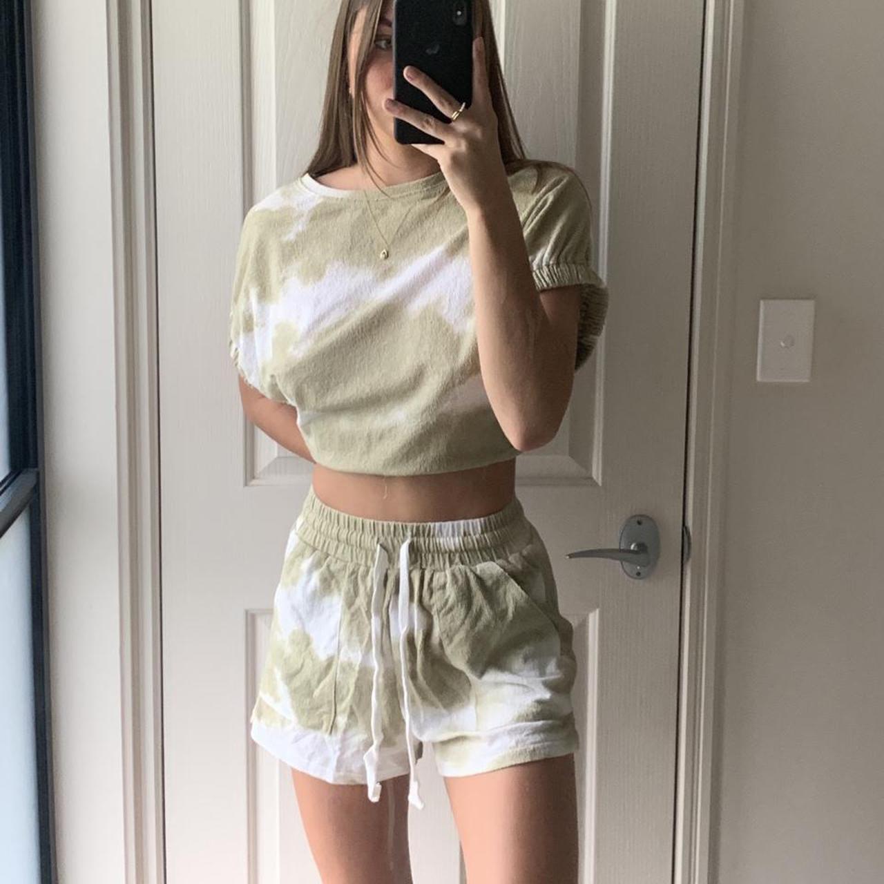 matching green set. Cute when top tucked so it’s... - Depop