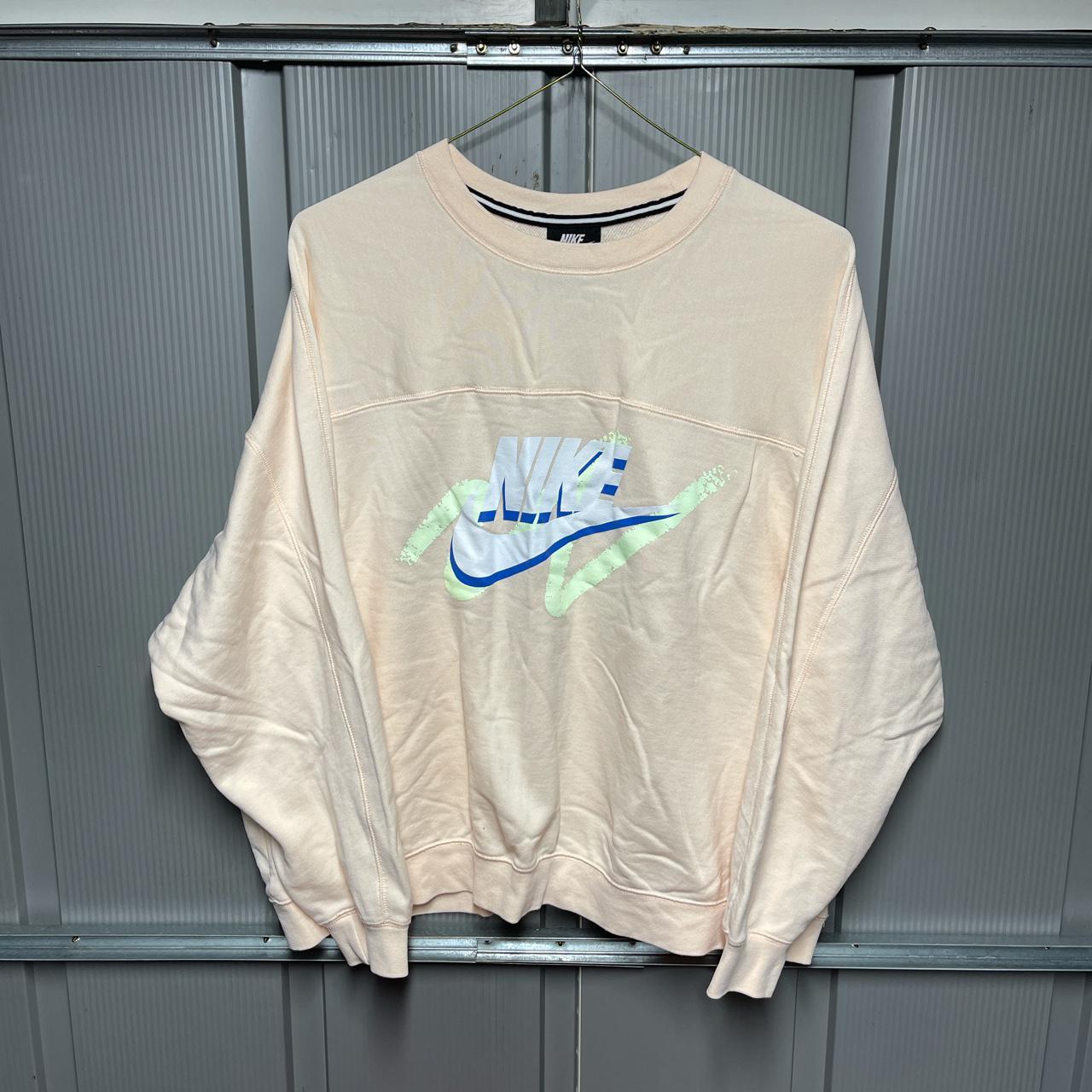 coral nike crewneck