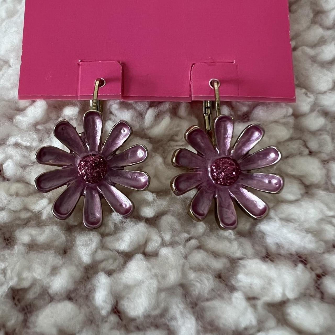 Betsey Johnson Flower Earrings | 3d-mon.com