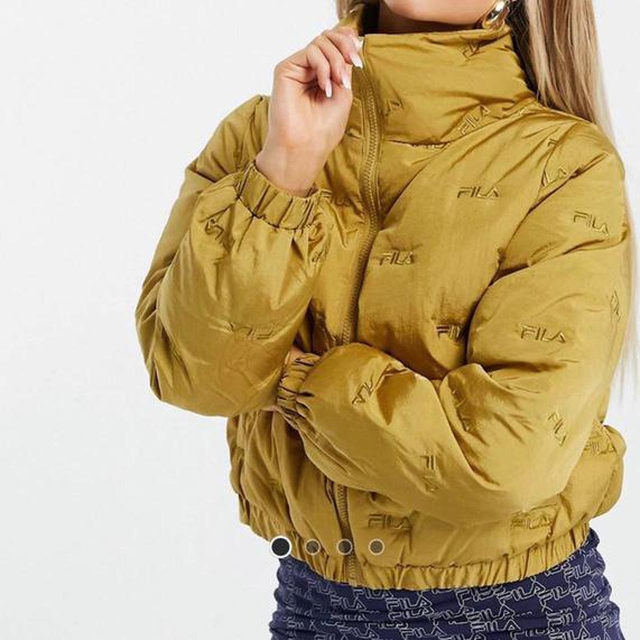 Gold fila deals jacket