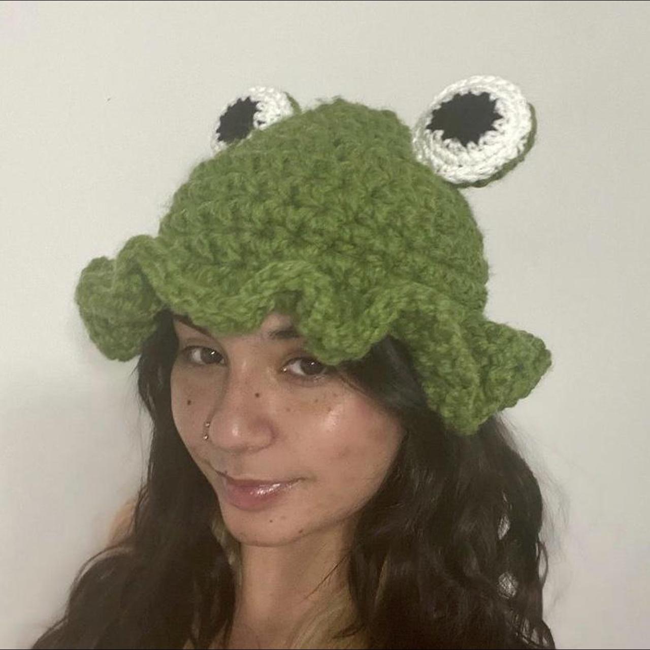 Froggy hats made to order! if you want the color to... Depop