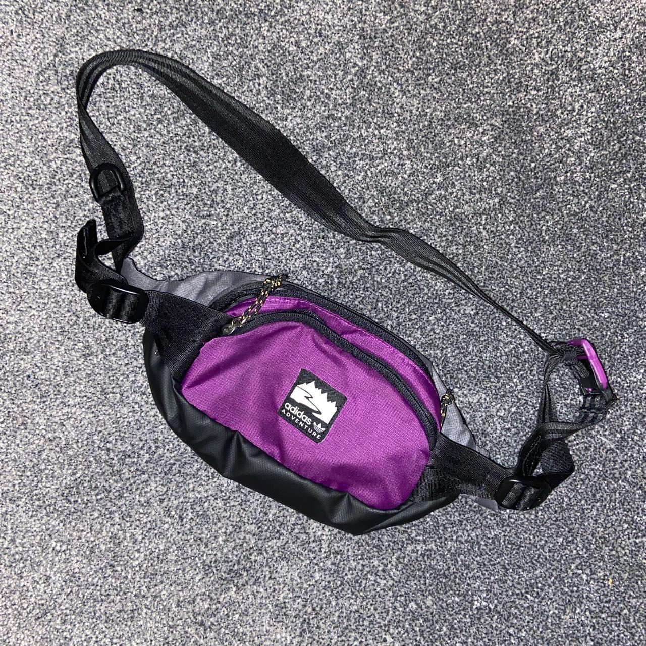 purple adidas fanny pack